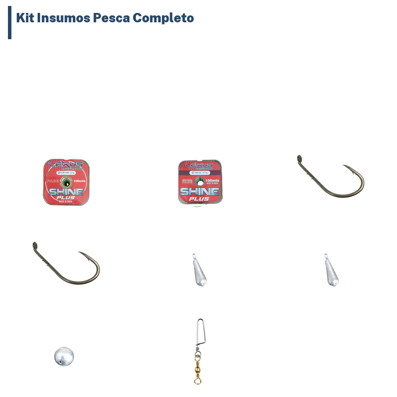 Kit Insumos Pesca Completo