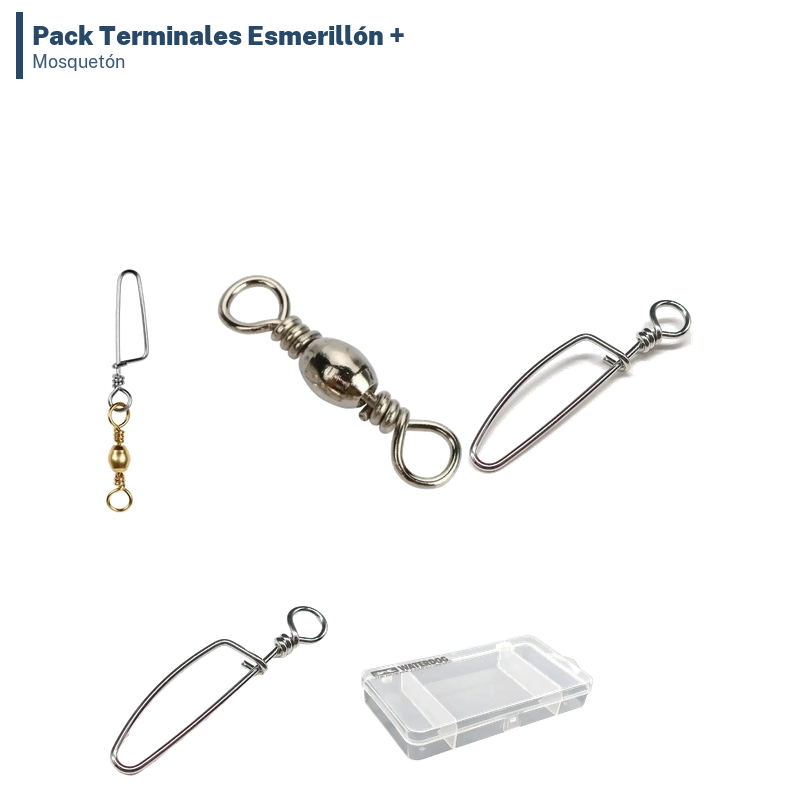 Pack Terminales Esmerillón + Mosquetón