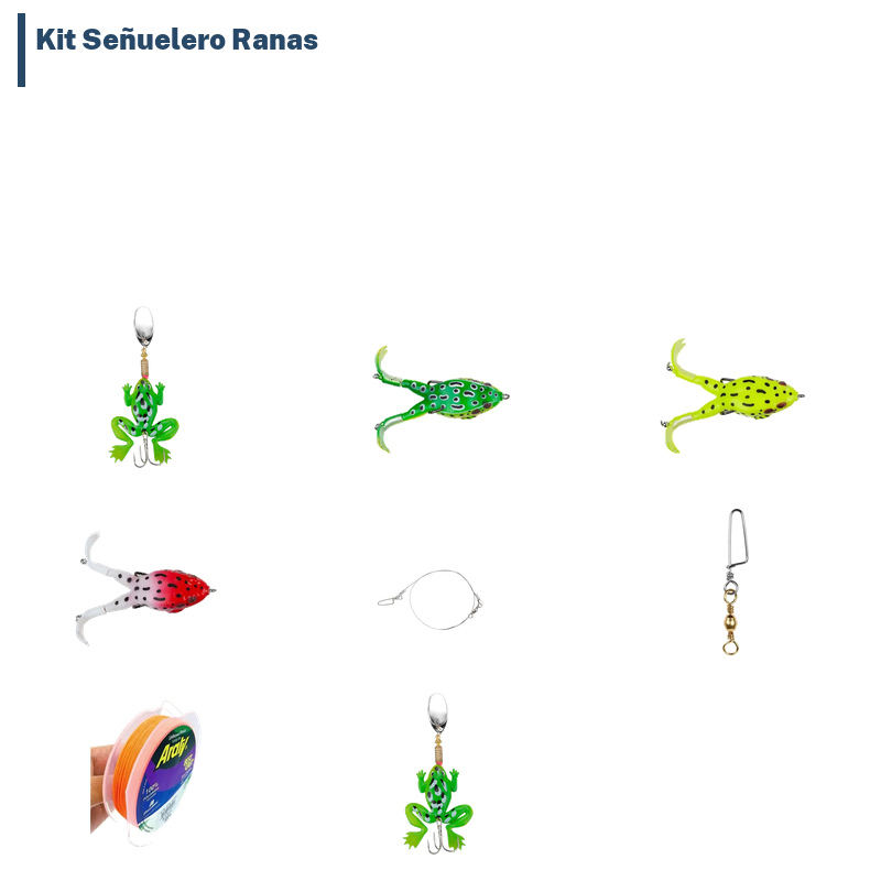 Kit Señuelero Ranas