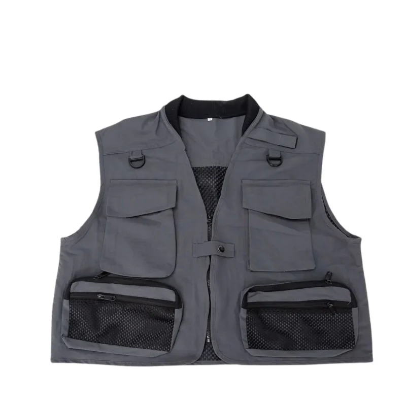 Chaleco de Pesca Red Fish Liso Gris XL