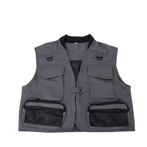Chaleco de Pesca Red Fish Liso Gris XXL