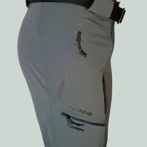 Pantalon Trevo Sendero Slim Fit Hombre Gris D/Microfibra Spandex