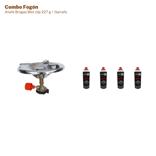 Anafe Brogas Mini clip 227 g + Garrafa