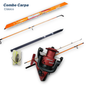 Combo Carpa Clásico — Caña + Reel + Línea