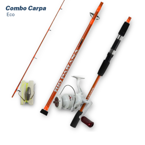 Combo Carpa Eco — Caña + Reel + Línea
