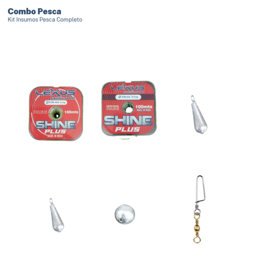 Kit Insumos Pesca Completo