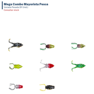 Mega Combo Mayorista Pesca Variada Pesada (91 Unid.)