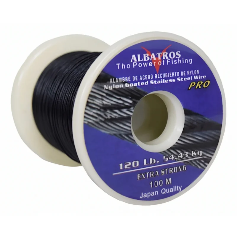Cable de Acero Albatros 120Lbs Bobina X 100mts