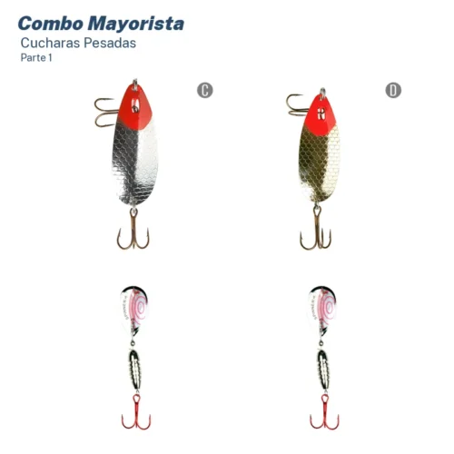 Combo Mayorista Cucharas Pesadas para Río (47 Unid.)