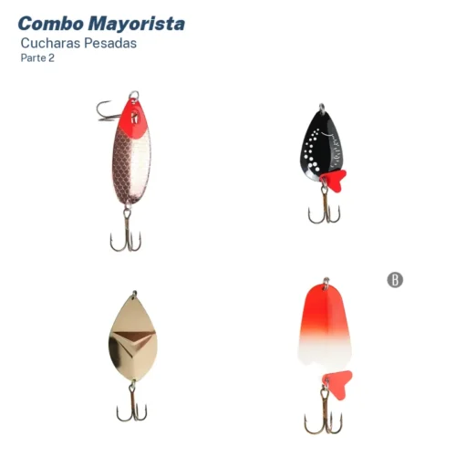 Combo Mayorista Cucharas Pesadas para Río (47 Unid.)