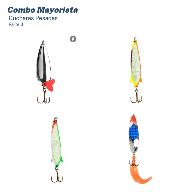 Combo Mayorista Cucharas Pesadas para Río (47 Unid.)