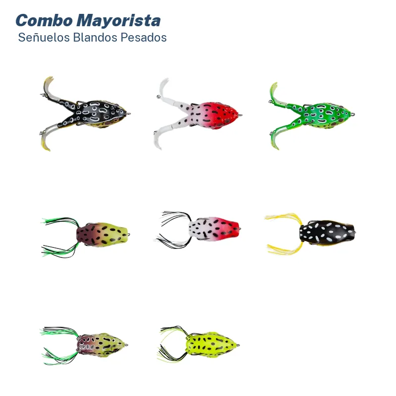 Combo Mayorista Ranas y Plops Pesados Waterdog (24 Unid.) Combo Mayorista Ranas y Plops Pesados Waterdog (24 Unid.)