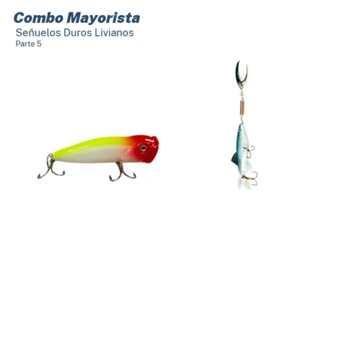 Combo Mayorista Señuelos Duros Variada Liviana (53 Unid.)