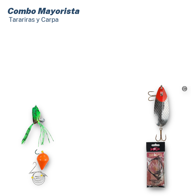 Combo Mayorista Tarariras y Carpa