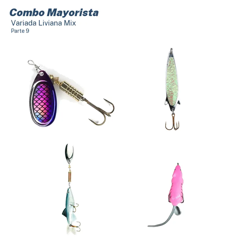 Mega Combo Mayorista Pesca Variada Liviana (126 Unid.)