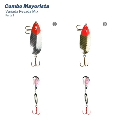 Mega Combo Mayorista Pesca Variada Pesada (91 Unid.) Mega Combo Mayorista Pesca Variada Pesada (91 Unid.)