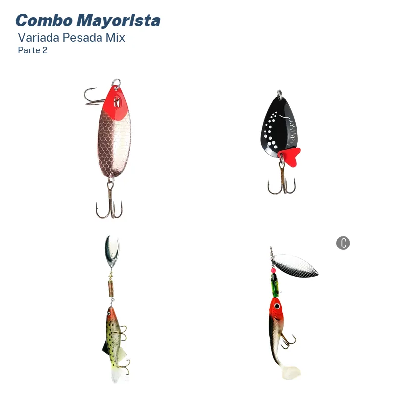 Mega Combo Mayorista Pesca Variada Pesada (91 Unid.) Mega Combo Mayorista Pesca Variada Pesada (91 Unid.)