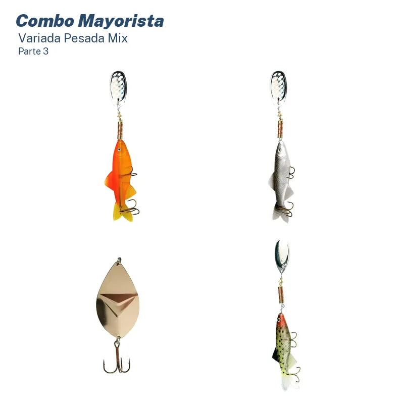 Mega Combo Mayorista Pesca Variada Pesada (91 Unid.) Mega Combo Mayorista Pesca Variada Pesada (91 Unid.)