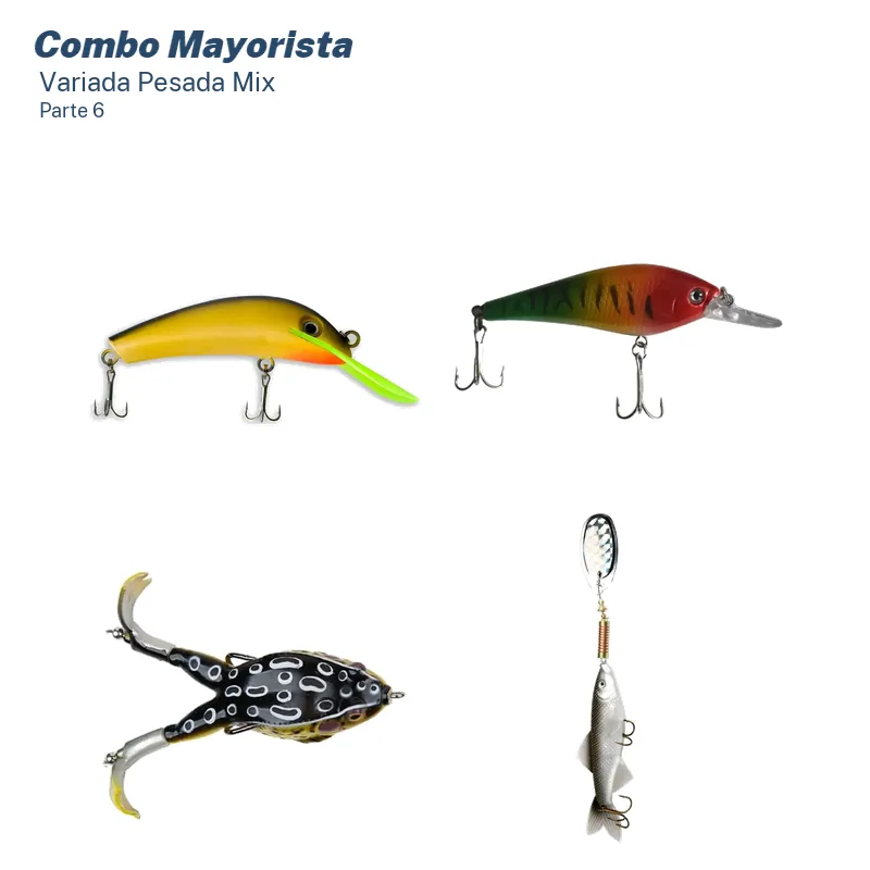 Mega Combo Mayorista Pesca Variada Pesada (91 Unid.) Mega Combo Mayorista Pesca Variada Pesada (91 Unid.)