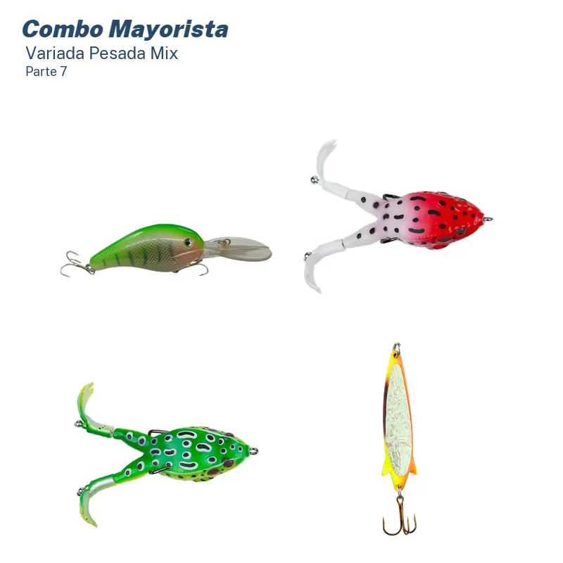Mega Combo Mayorista Pesca Variada Pesada (91 Unid.) Mega Combo Mayorista Pesca Variada Pesada (91 Unid.)