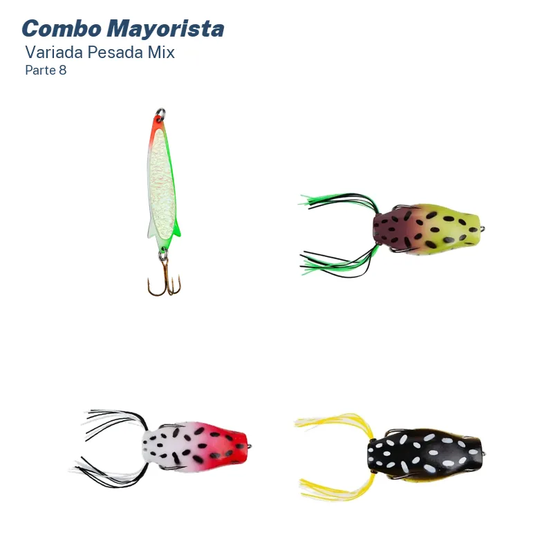 Mega Combo Mayorista Pesca Variada Pesada (91 Unid.) Mega Combo Mayorista Pesca Variada Pesada (91 Unid.)