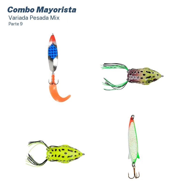 Mega Combo Mayorista Pesca Variada Pesada (91 Unid.) Mega Combo Mayorista Pesca Variada Pesada (91 Unid.)