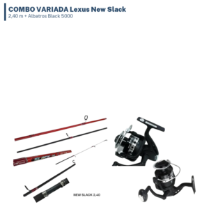 COMBO VARIADA Lexus New Slack 2,40 m + Albatros Black 5000