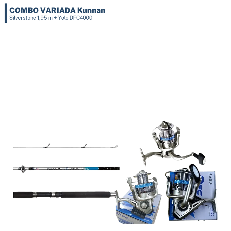 COMBO VARIADA Kunnan Silverstone 1,95 m + Yolo DFC4000