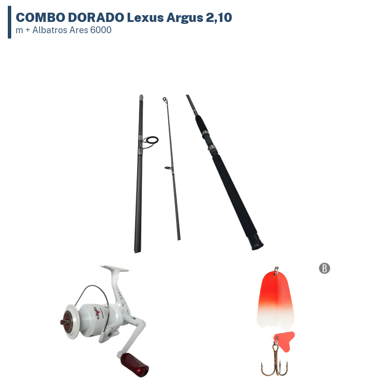 COMBO DORADO Lexus Argus 2,10 m + Albatros Ares 6000