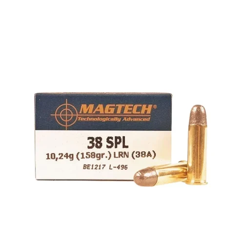 Balas 38Spl 158Grn Lrn (38A) (Caja X 50 Unidades) Magtech