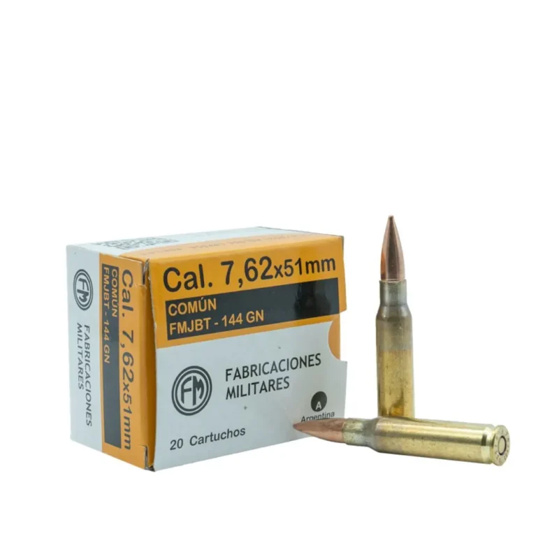 BALAS F.M. 7,62X51MM NATO X 20 Balas F.m. 7,62X51mm Nato X 20 F.m.
