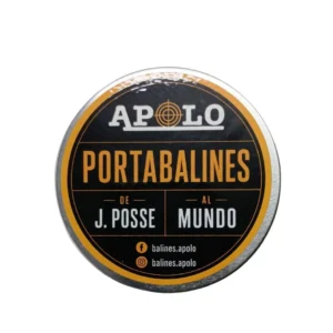 Estuche Apolo Porta Balines Lata
