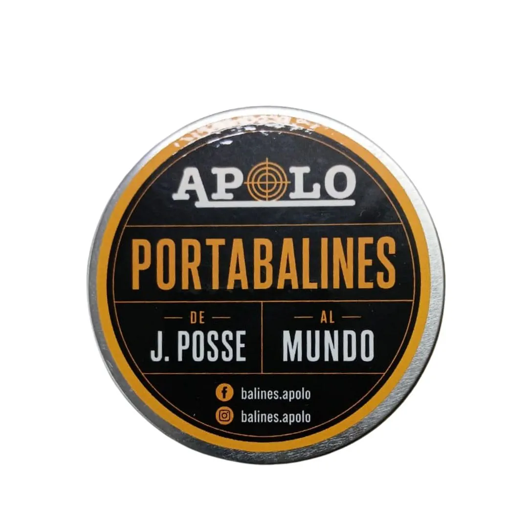 Estuche Apolo Porta Balines Lata