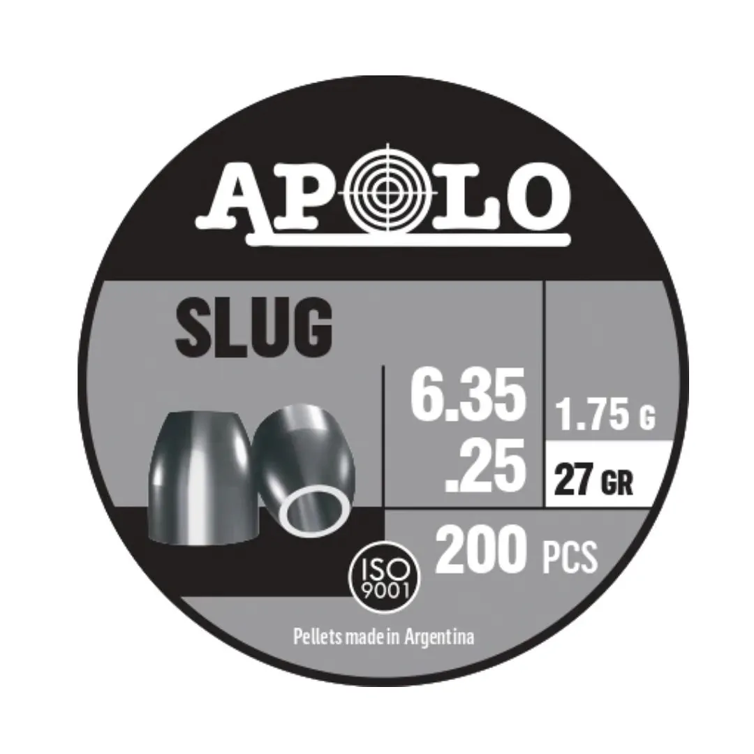 Balines Slug 6,35 X 200 "27 Gr" 27 Gr/1,75Grs 19315 Balines Slug 6,35 X 200 "27 Gr" 27 Gr/1,75Grs 19315