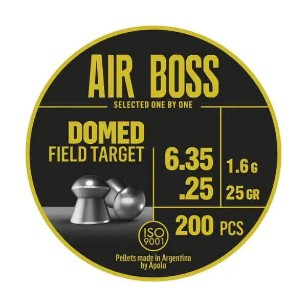 Balines Air Boss Domed Field Target 6,35 X 200 25 G/1,6Grs (Cajonx30U) 30206 Apolo