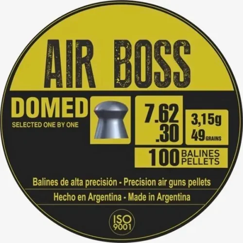 Balines Air Boss Domed Field Target 7,62 X 100 49 G/3,15Grs (Cajonx30U) 30201 Apolo