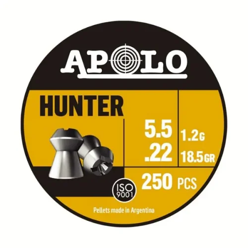 Balines Hunter 5,5 X 250 18,5 G/1,2Grs (Cajonx30U) 19971 Apolo