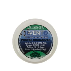 Postas Rigidas Prolipropil Ilvento Cal.50 20,4 Grs Potex50 Unid Verde