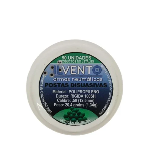 POSTAS RIGIDAS PROLIPROPIL ILVENTO CAL.50 20,4 GRS POTEX50 UNID VERDE Postas Rigidas Prolipropil Ilvento Cal.50 20,4 Grs Potex50 Unid Verde