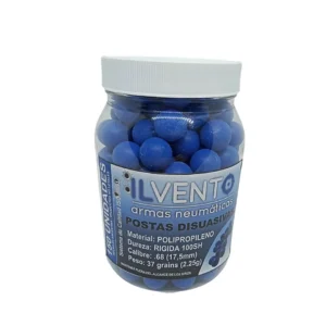 Postas Rigidas Prolipropil Ilvento Cal.68 37 Grs Potex60 Unid Azul