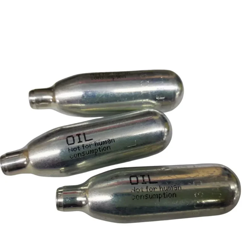 GARRAFA BYRNA CO2 C/ACEITE LUBRICANTE 08GRS "POR UNIDAD" 4730 Cápsula De Co2 Byrna De 8 Gramos Con Aceite Lubricante Para Mantenimiento