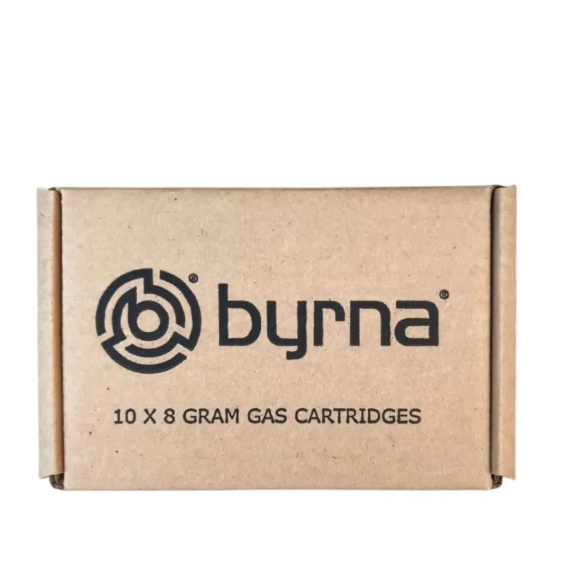 CAJON DE GARRAFAS BYRNA 08GRS "CAJON X 10 UNIDADES" Cajon de Garrafas 08Grs "Cajon X 10 Unidades" Byrna