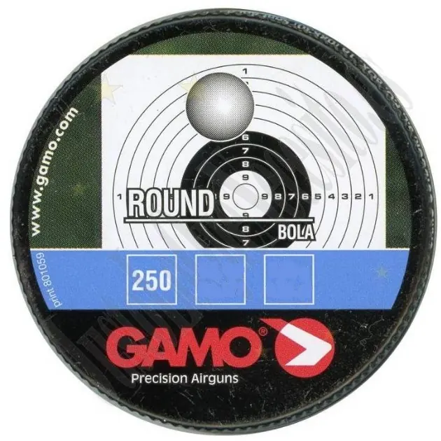 BALINES GAMO ROUND 5,5X250U 0,99G/15,26GR 6320325 Balines Round 5,5X250U 0,99 G/15,26 Gr 6320325 Gamo