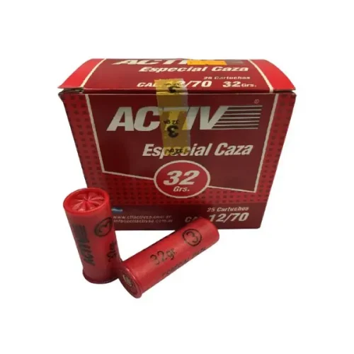 CARTUCHO ACTIV CAL.12/70 - MUN.3 - 32GR Cartucho Cal.12/70 Mun.3-32 Gr Activ
