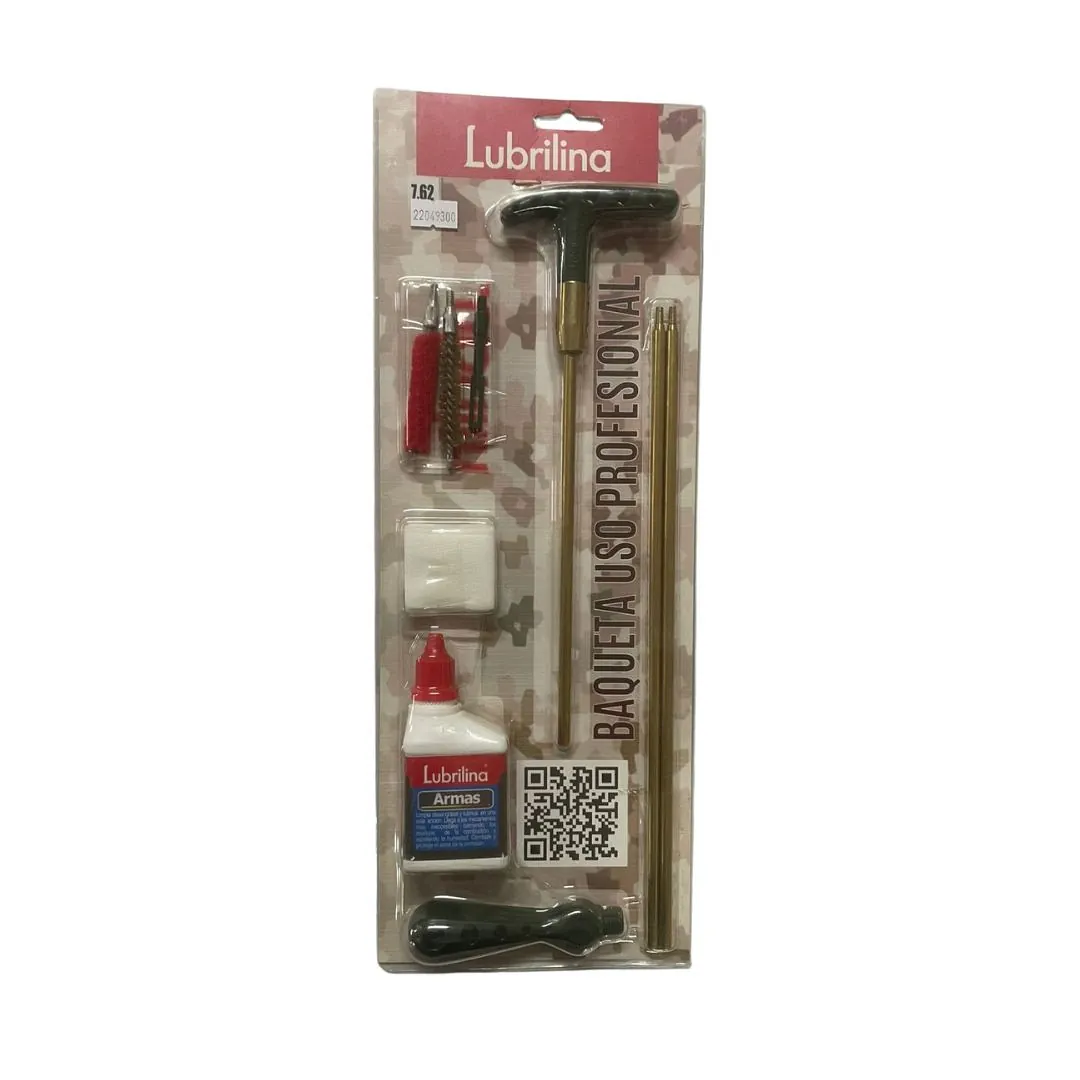 KIT DE BAQUETA LUBRILINA P/FUSIL 7.62/.308/.30 C/LUBRICANTE (KIT762)