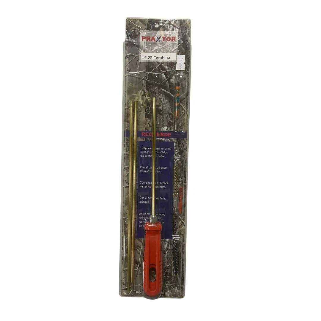 KIT DE BAQUETA PRAXTOR P/ARMA LARGA 22LR - 1 KIT DE BAQUETA PRAXTOR P/ARMA LARGA 22LR