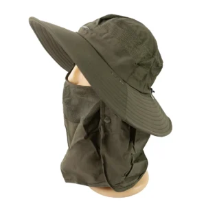 Sombrero Spinit Legionario 3En1 Secado Rápido con Cubrenuca Uv50 Verde