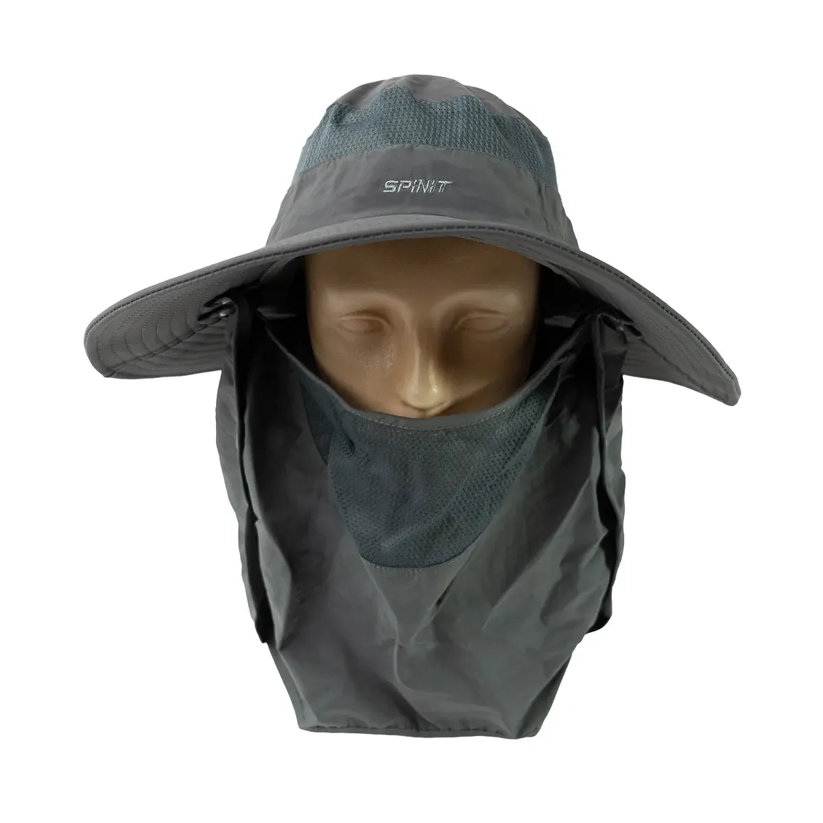 Sombrero Spinit Legionario 3En1 Sec. Radipo con Cubrenuca Uv50 Gris Sombrero Spinit Legionario 3En1 Sec. Radipo con Cubrenuca Uv50 Gris
