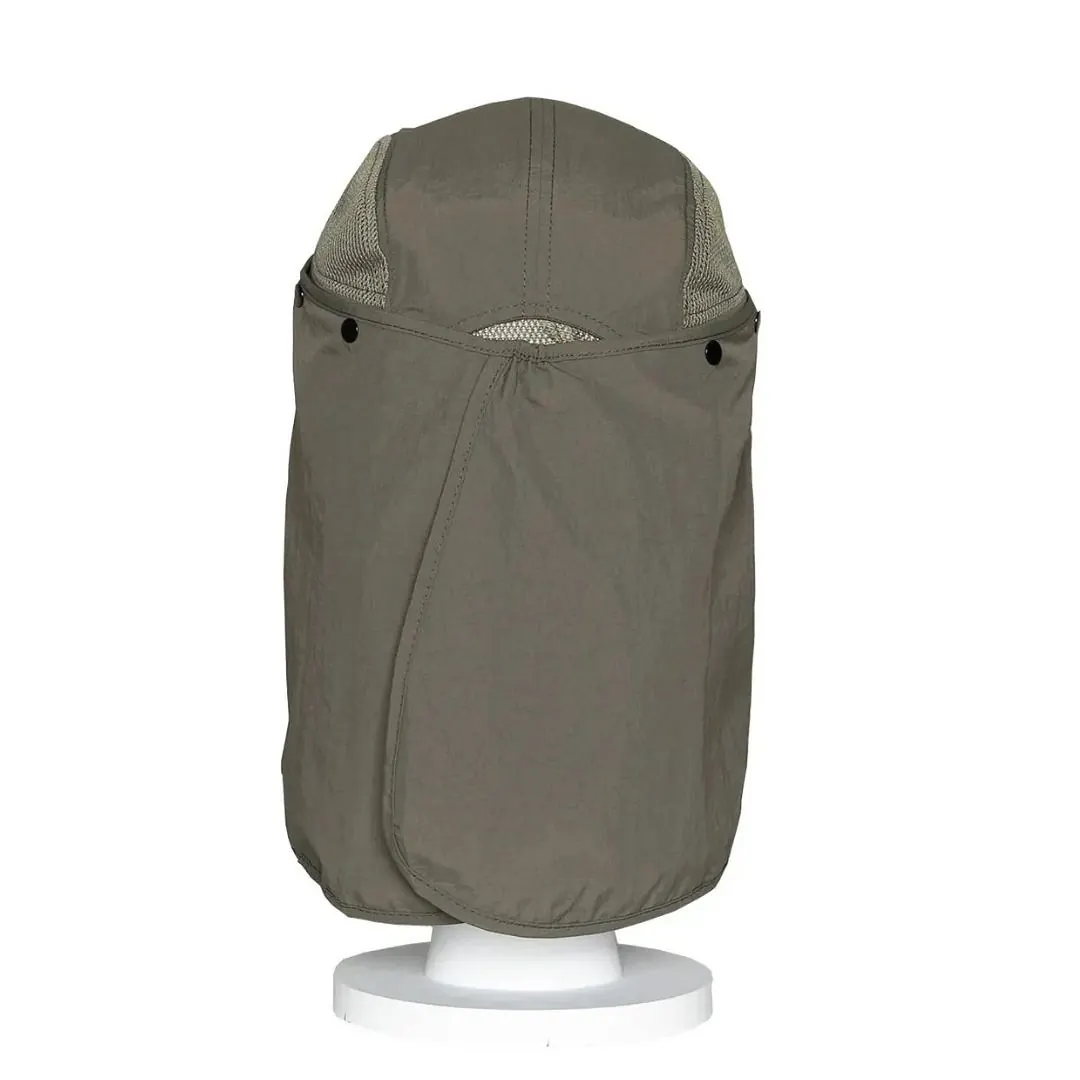 GORRA WATERDOG C/CUBRENUCA DEMONTABLE CAP 525 VERDE (CAP525GM)