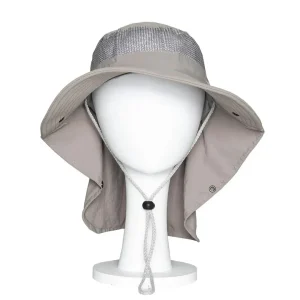 Gorra Visera con Cubrenuca Cap 531 Gris Oscuro (Cap531Dg) Waterdog
